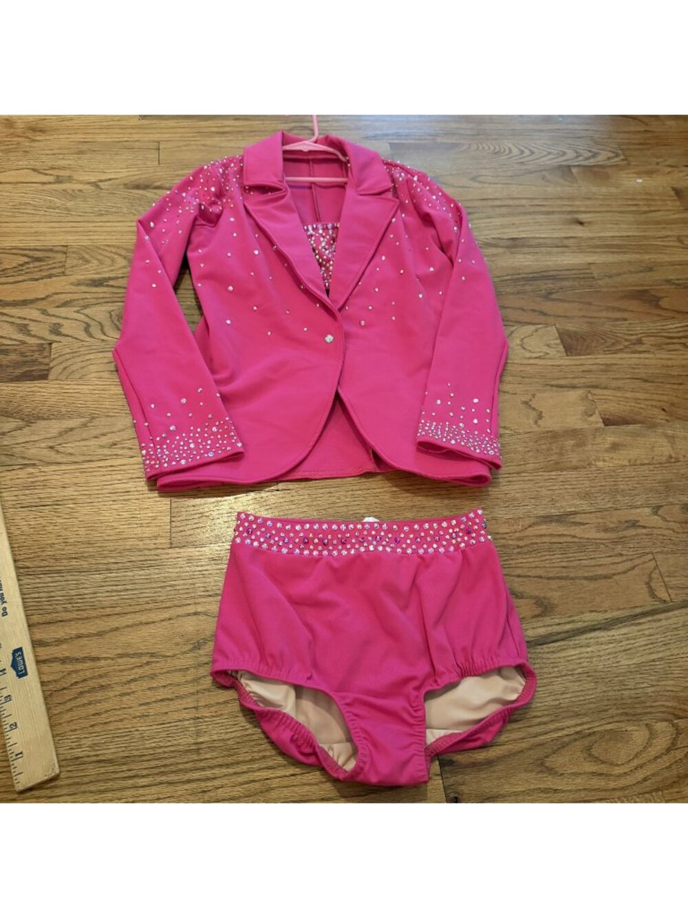 Kelle Large Child Pink Competition Dance Costume Tap Jazz Musical Theatre
